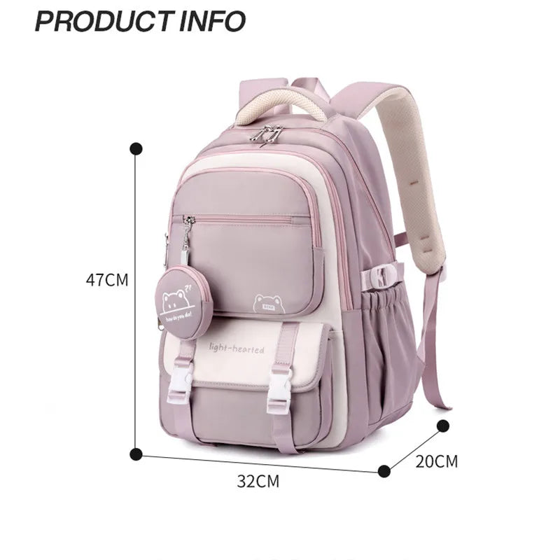 Waterproof girls backpacks