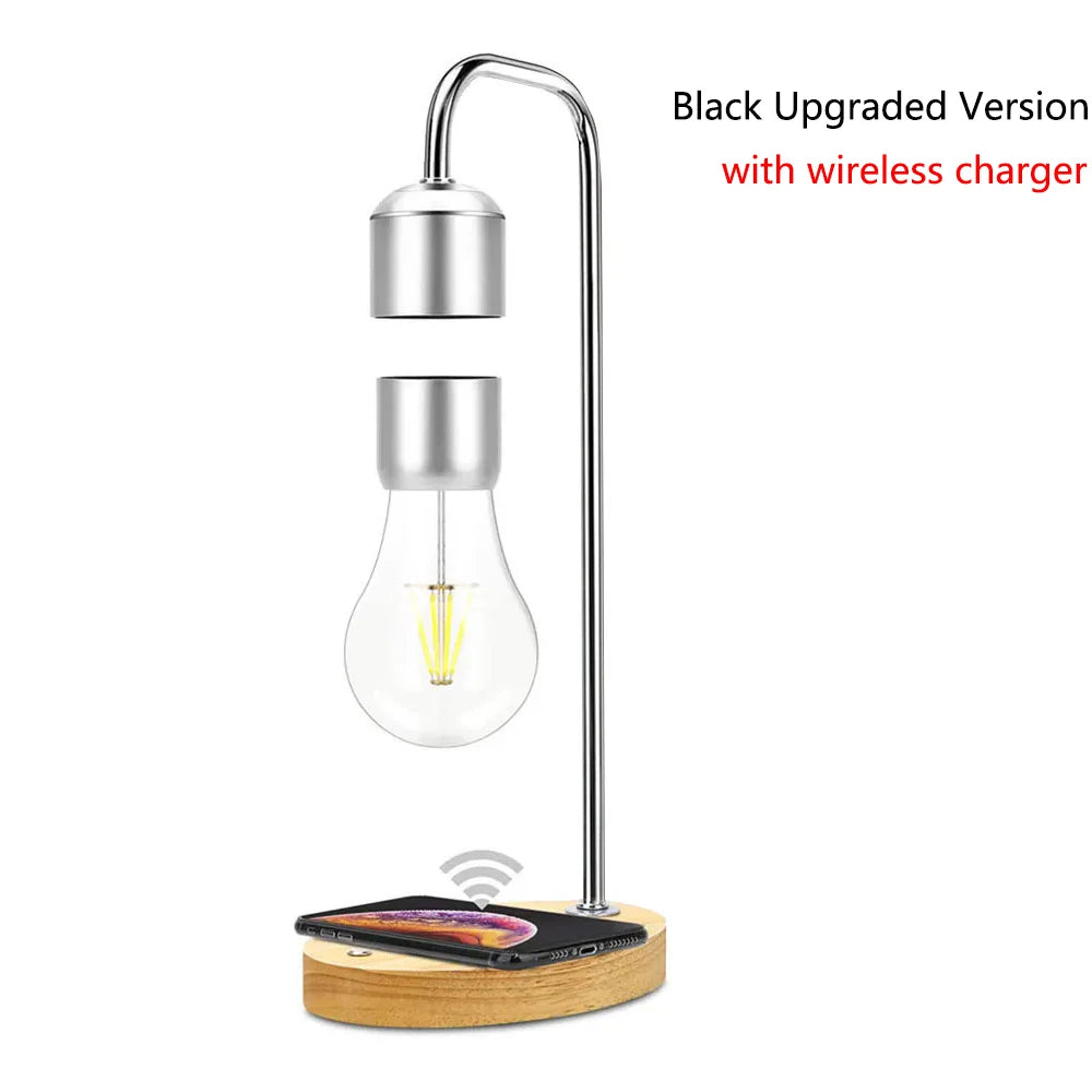 Magnetic Wireless Floating LED Lamp for Wireless Charging