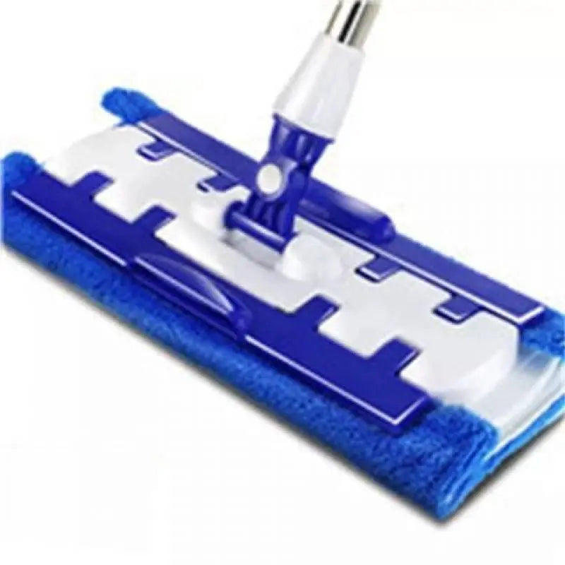 Flat mop with stainless steel handle