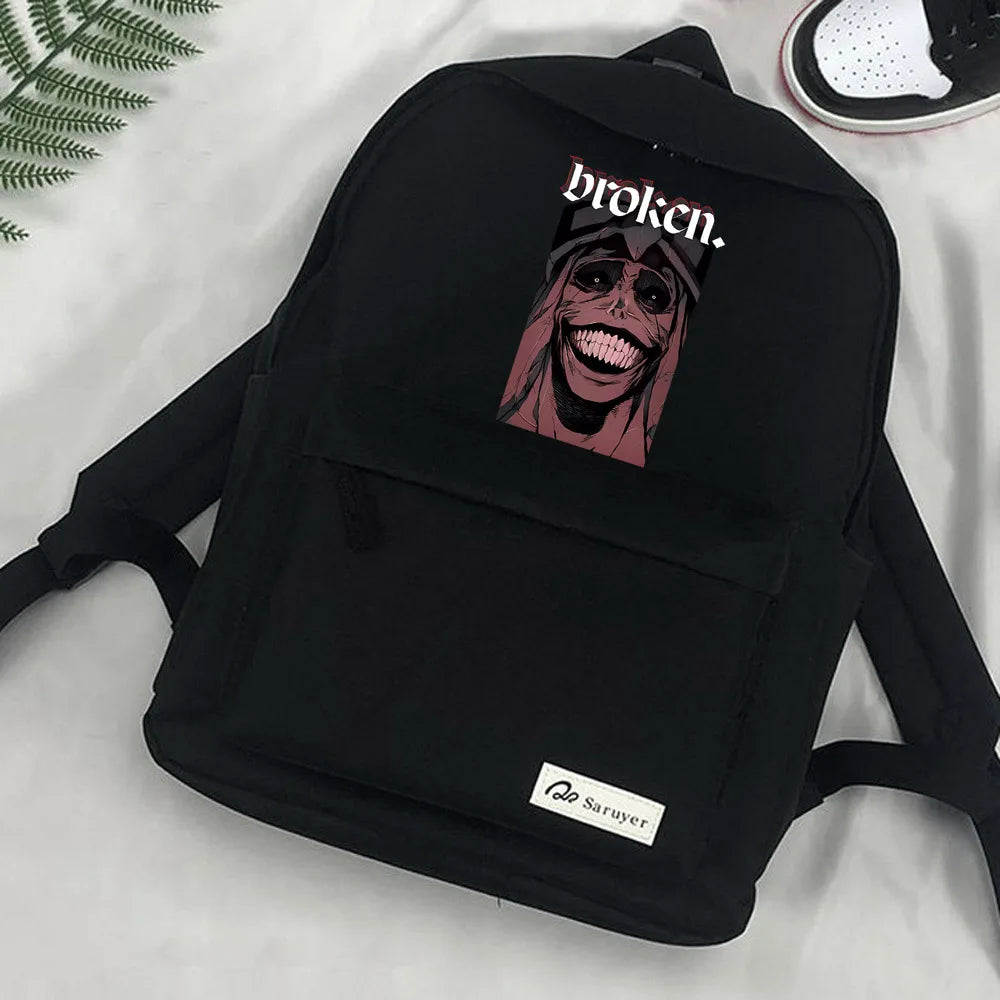 Japanese Anime Solo Leveling Schoolbag Backpack Teenagers