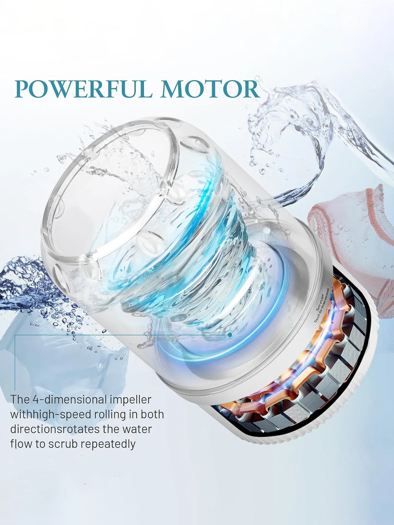 Indoor washing machine and portable mini washing machine