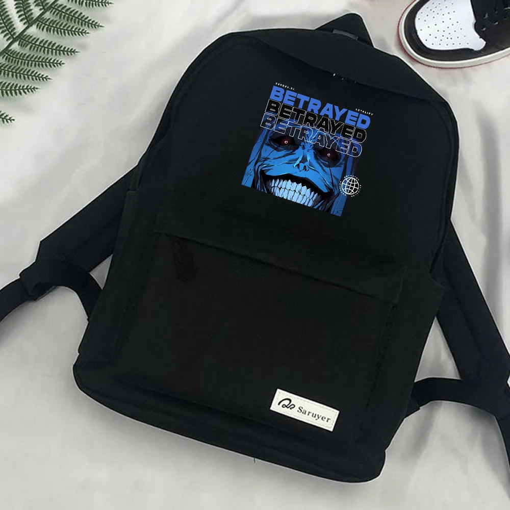 Japanese Anime Solo Leveling Schoolbag Backpack Teenagers