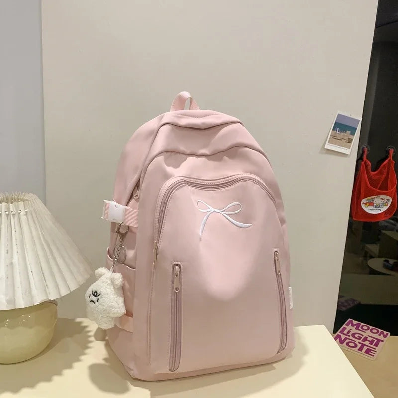 School backpack for women and men and books