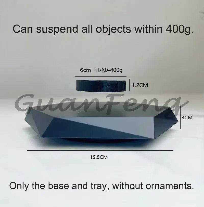 The hanging magnetic display platform can support a weight of 400 grams.