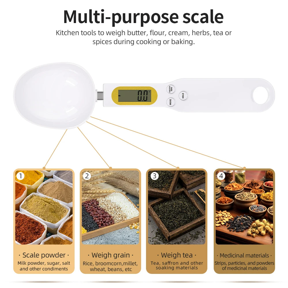 500g/0.1g Electronic Kitchen Scale, Spoon Scale