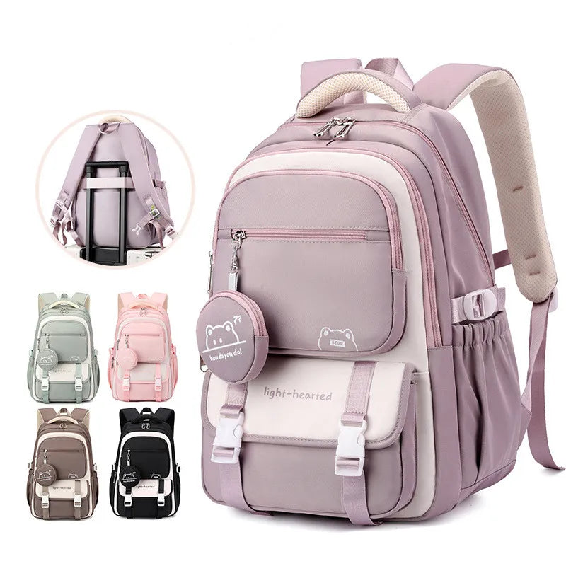 Waterproof girls backpacks