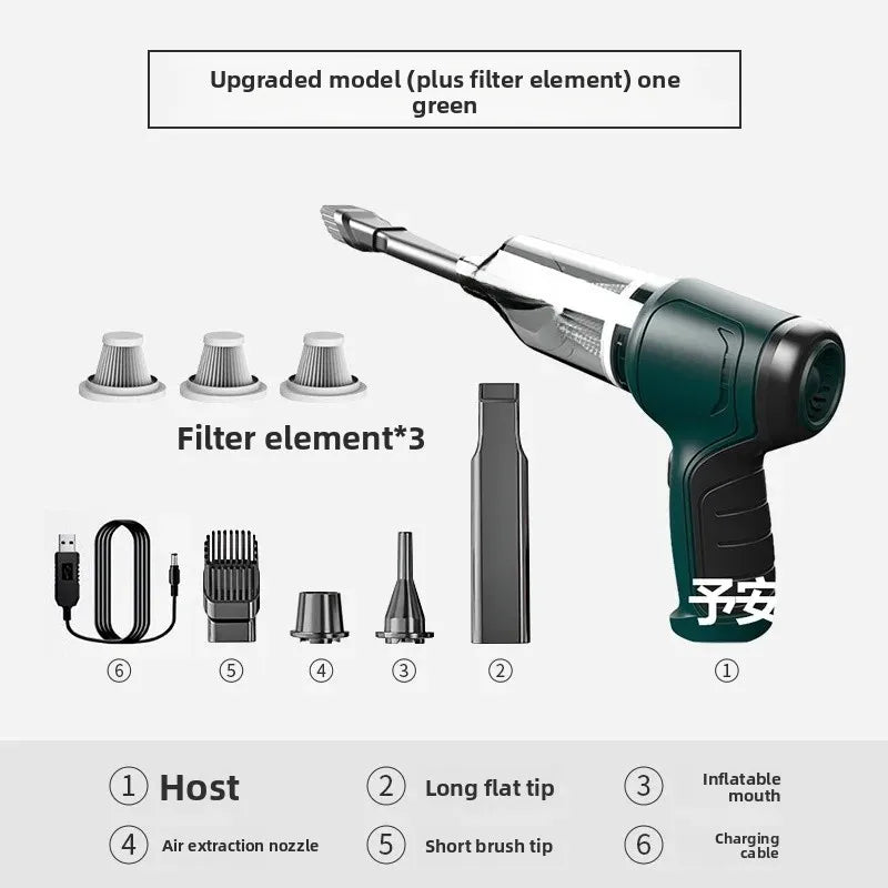 Mini portable cordless vacuum cleaner