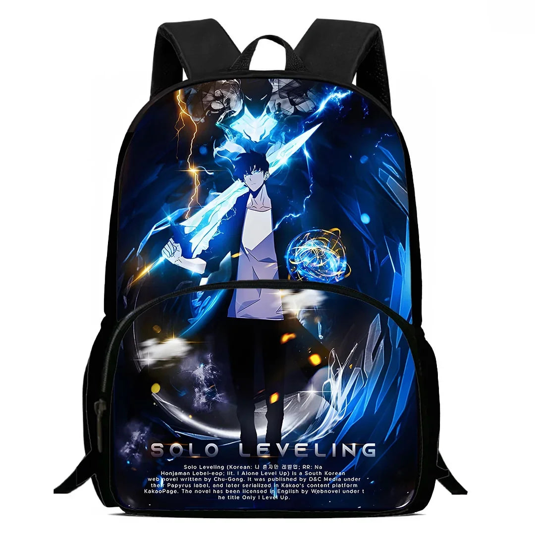 Child Backpacks Anime Solo Levelings