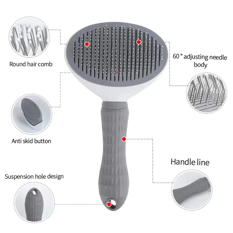 Pet cat hair brush, dog comb