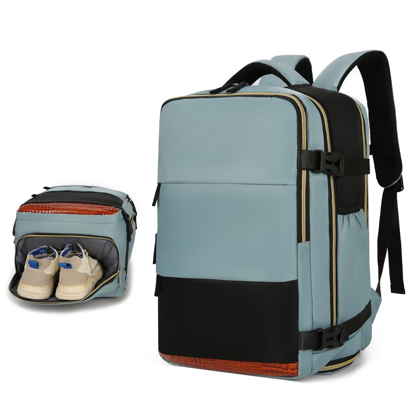 Large capacity travel backpack