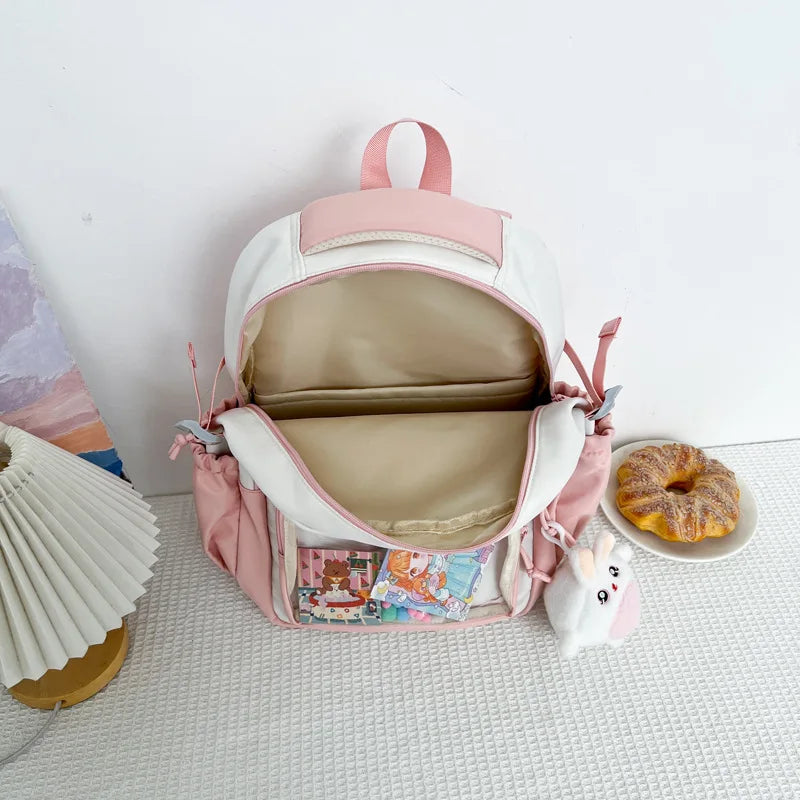 Fashion Backpack Cute Ita Bag Graffiti Large Capacity Backpack