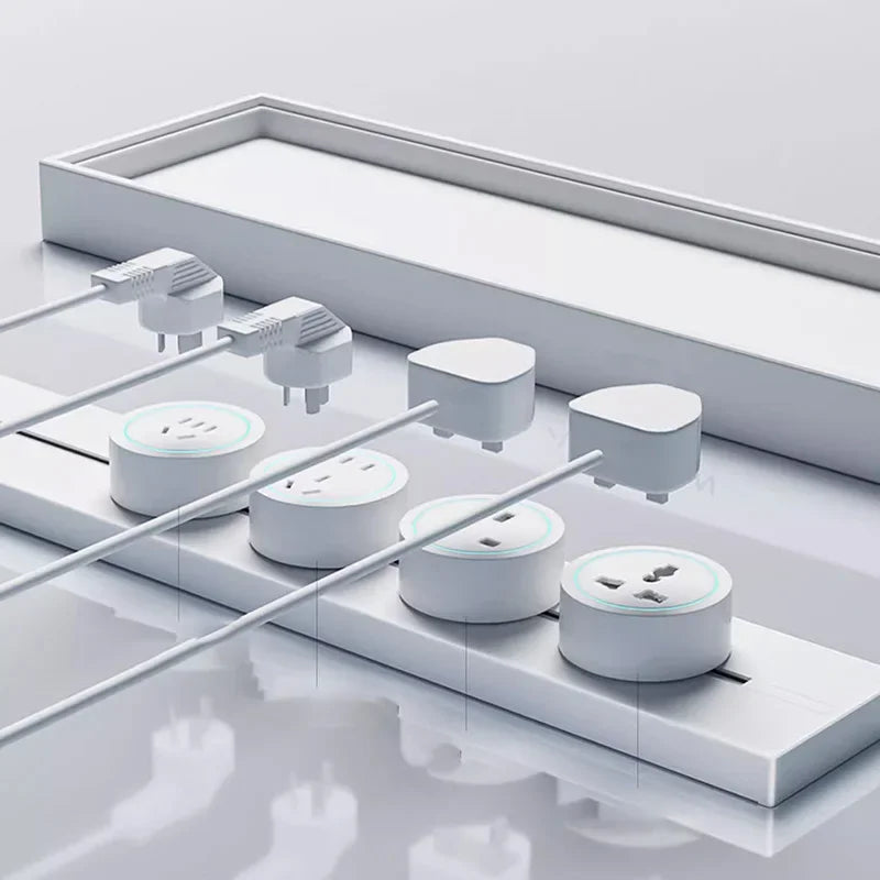 Removable kitchen wall socket with USB port