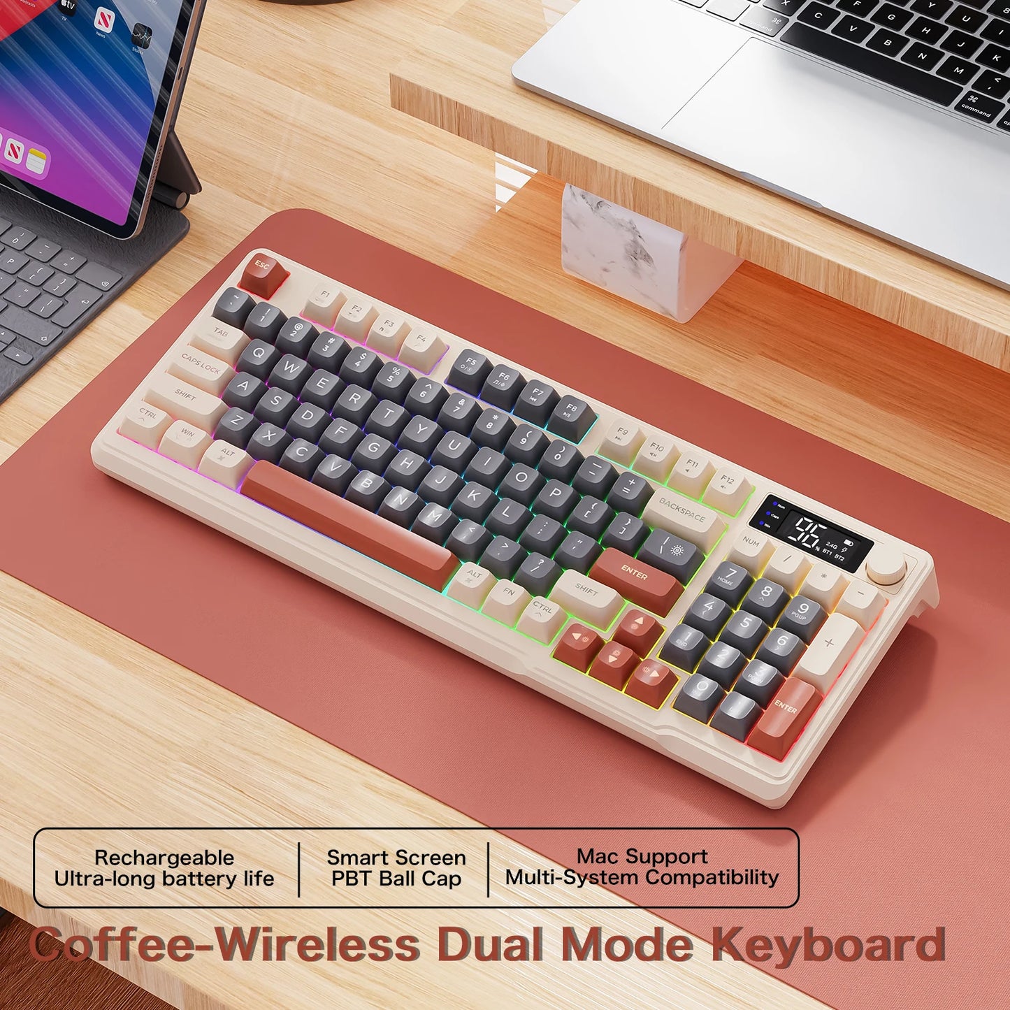 Wireless gaming keyboard