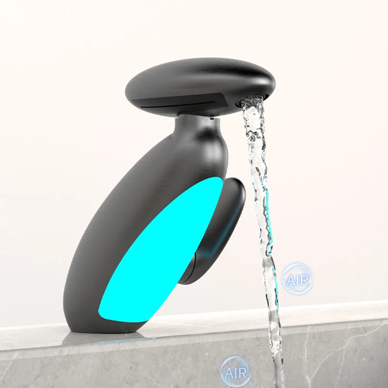 Luxury multi-function LED basin faucet