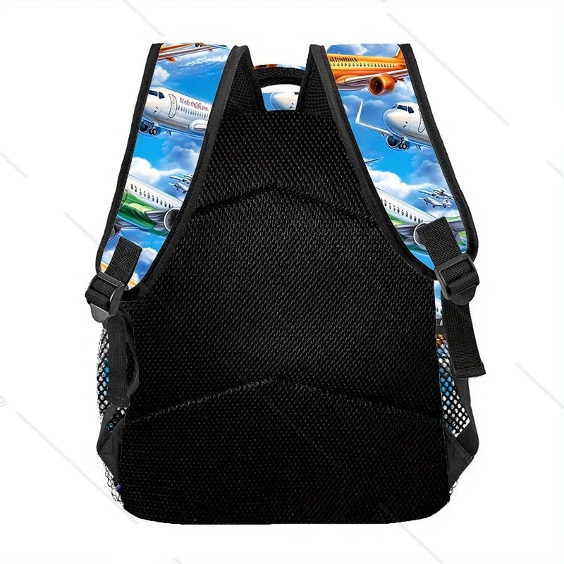 Cartoon Aircraft Floating Lightweight Bag Back To School