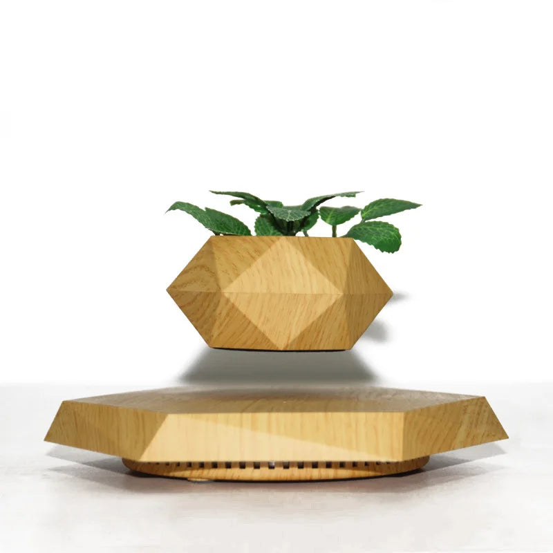 Magnetic plants hanging in pots