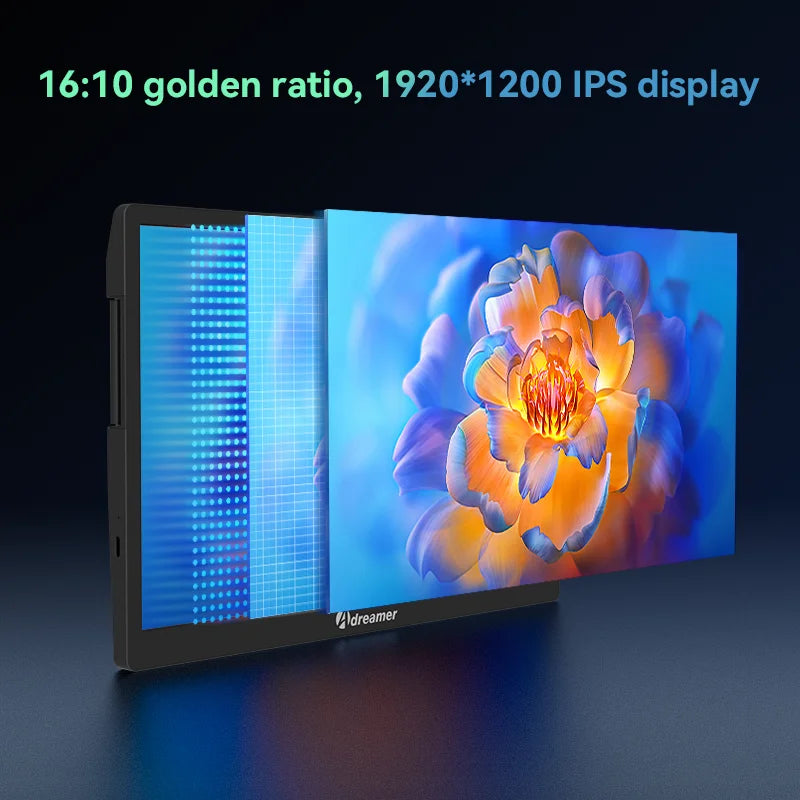 FHD Triple Screen Portable Monitor