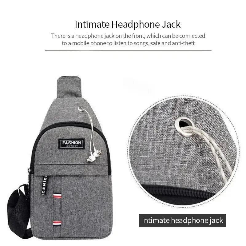 Large Waterproof Waist Bag for Men