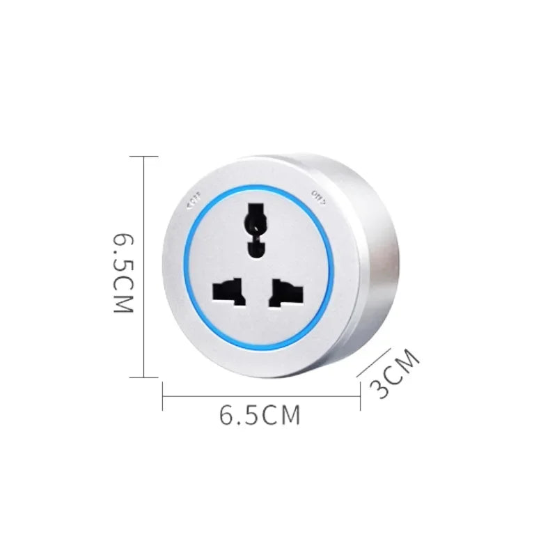 Removable kitchen wall socket with USB port