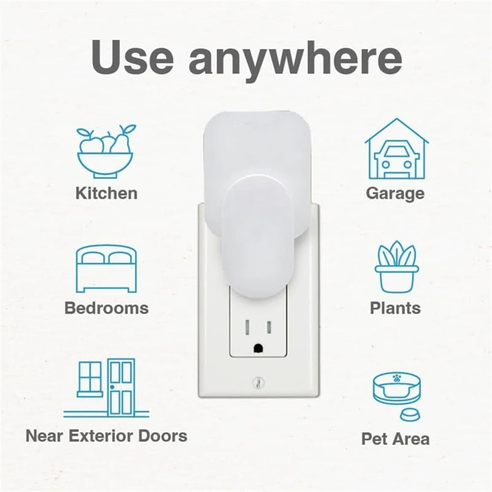 Indoor mosquito trap with electrical outlet