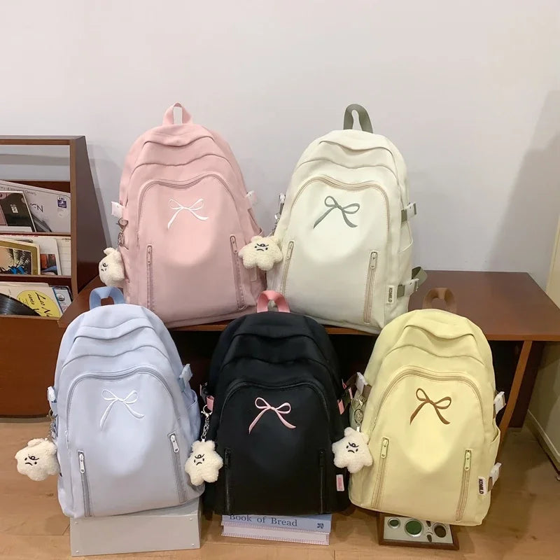 School backpack for women and men and books