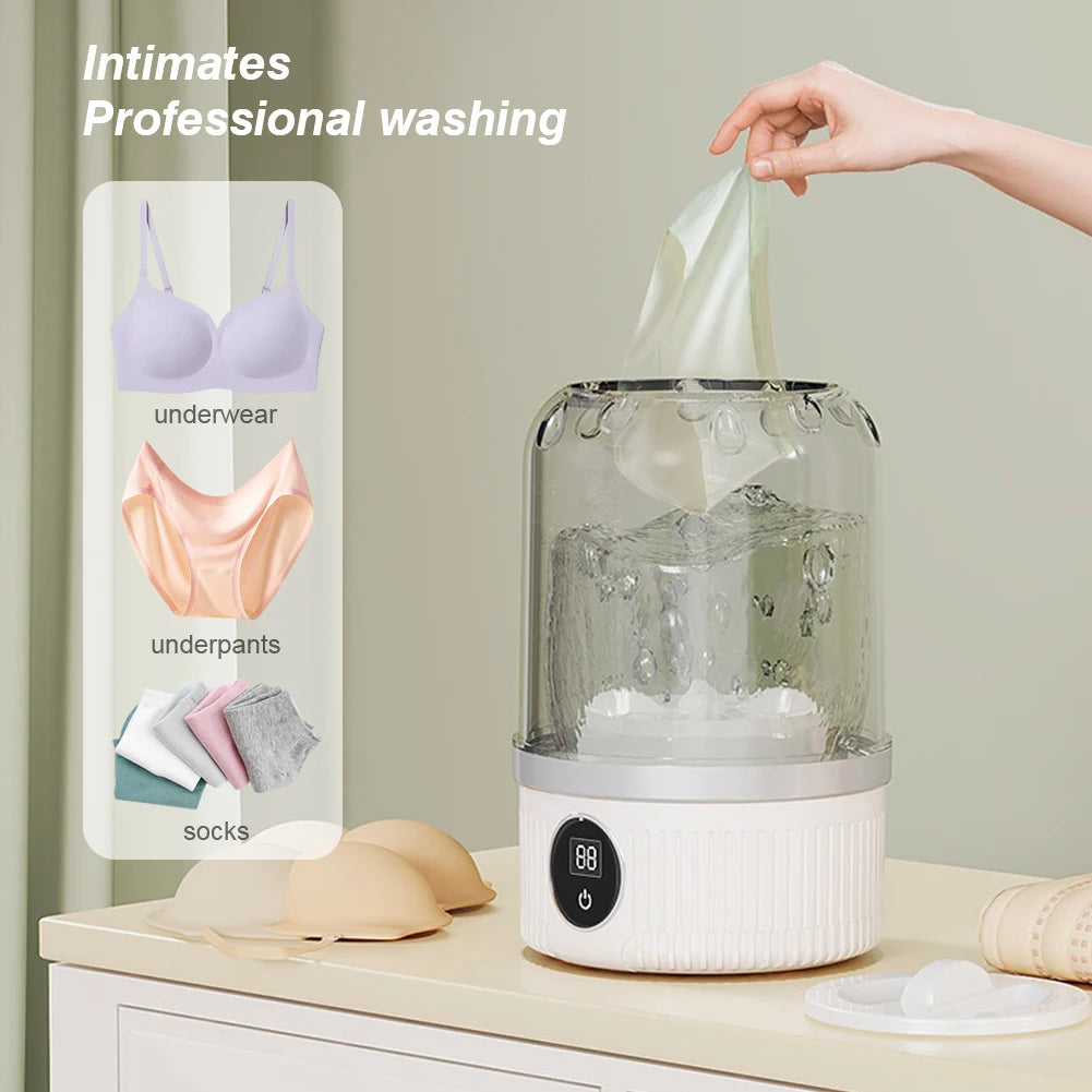 1L Mini Rechargeable Underwear Washing Machine