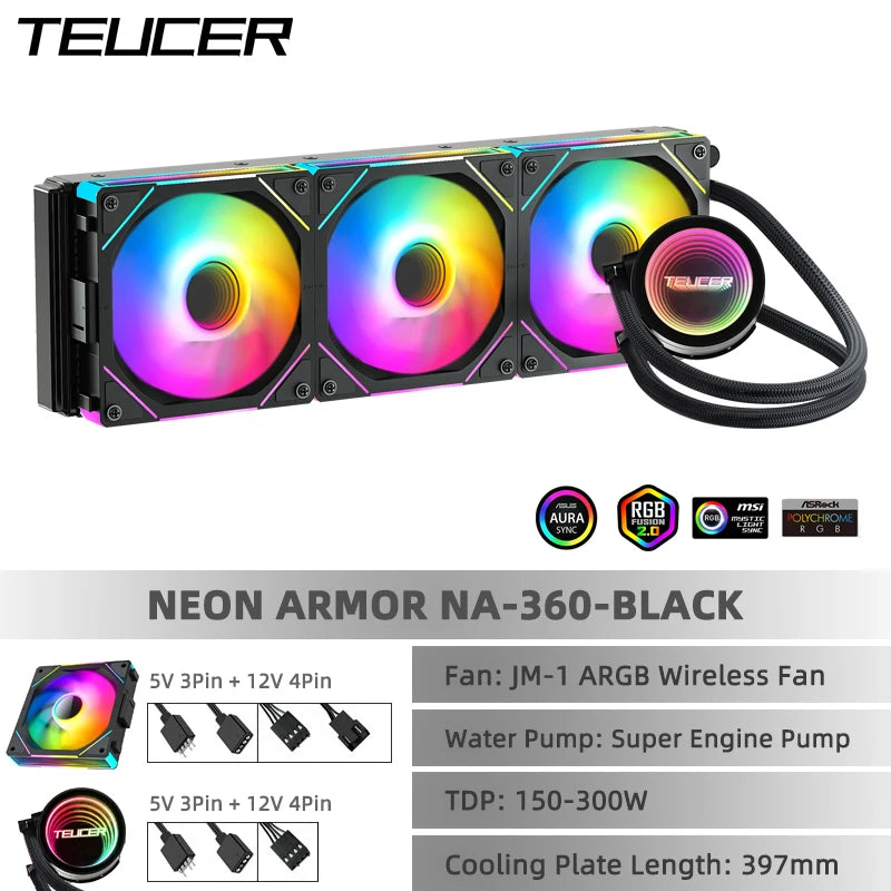 TEUCER NA-360 PC Water Cooling Cooler