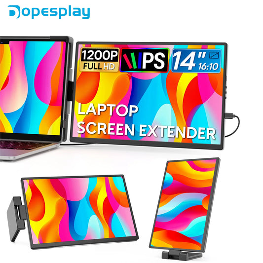 14.1-inch FHD IPS 1200p Portable Laptop Monitor