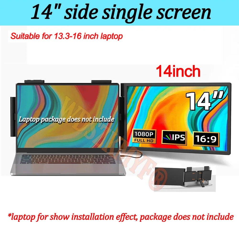 14-inch dual/single portable monitor
