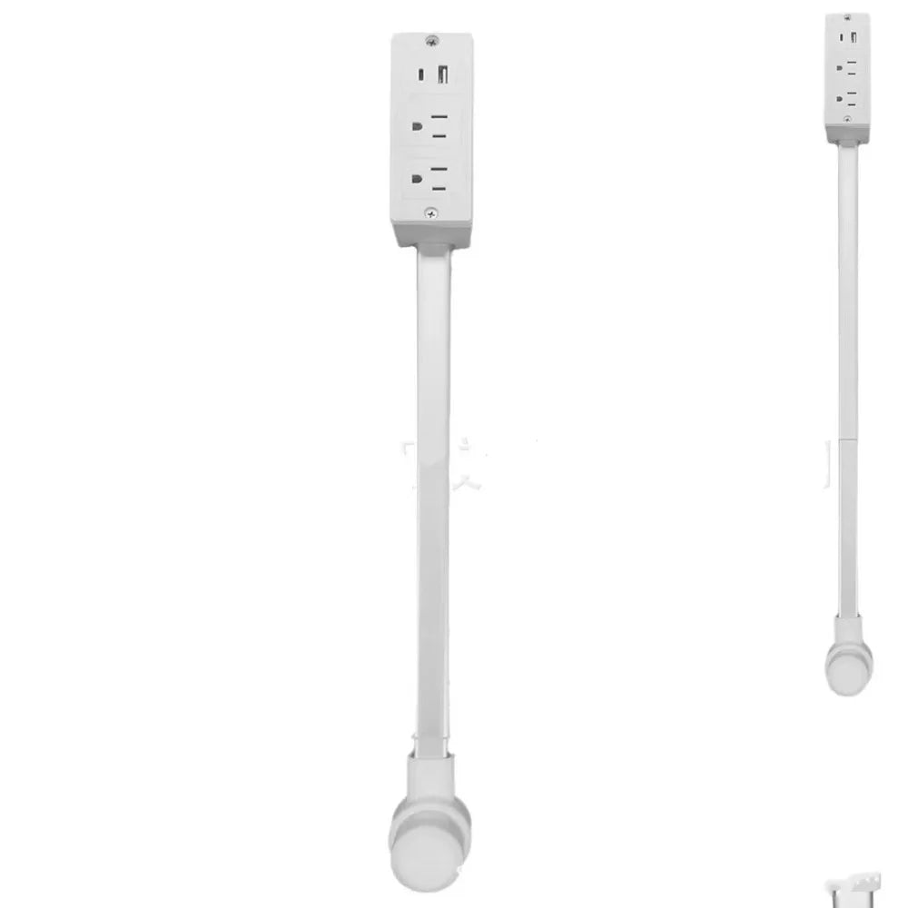 New 180° Rotating Electrical Socket Extender with Adjustable Length