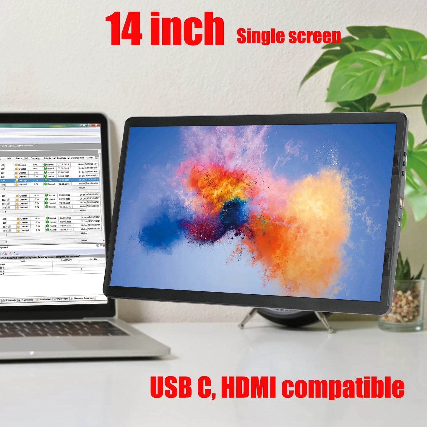12 Inch Laptop Dual Monitor 1920*1080 HD IPS LCD Dual Monitor Screen