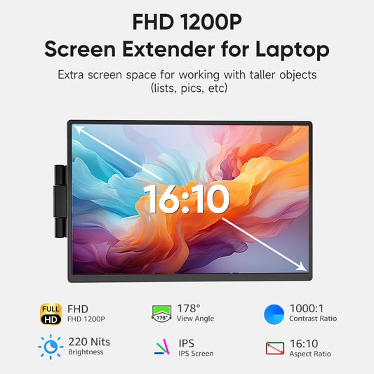14.1-inch FHD 1200p portable monitors