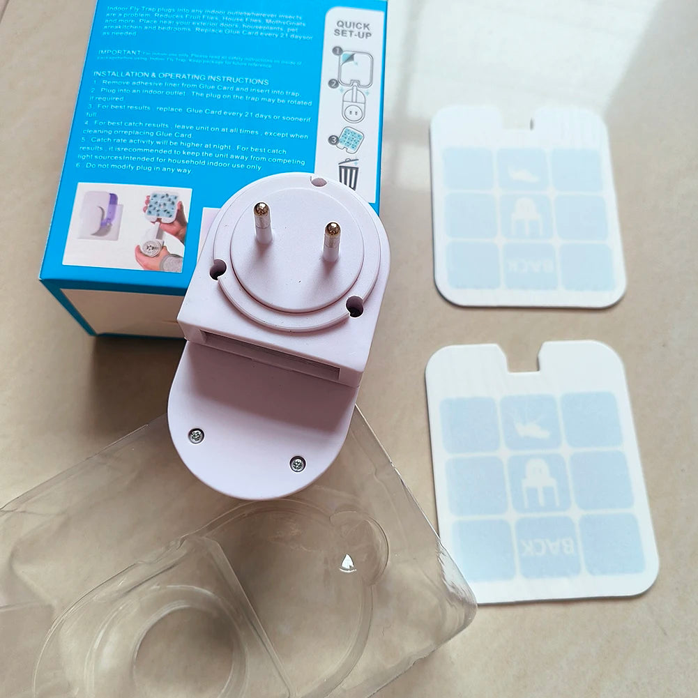 Insect Trap, Mosquito Killer, Lamp, with 2 Sticky Sticks