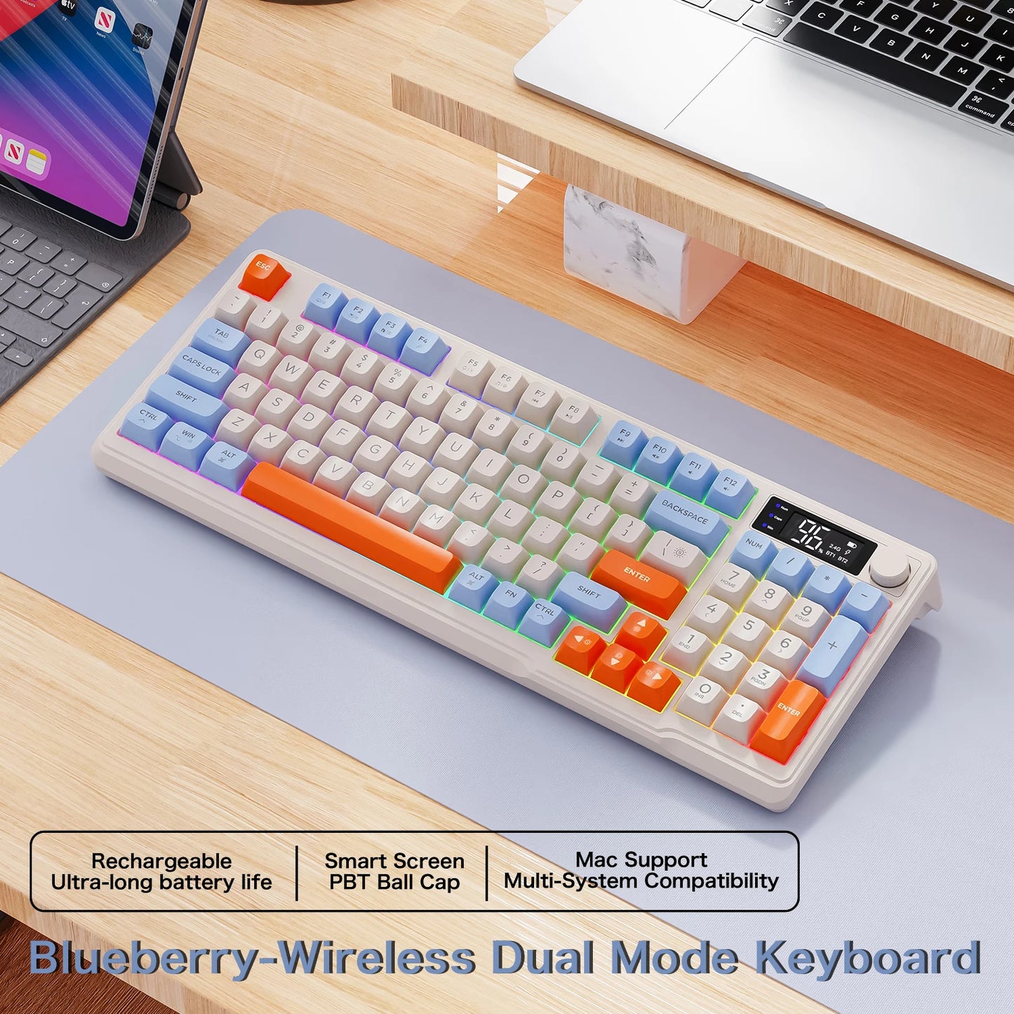 Wireless gaming keyboard