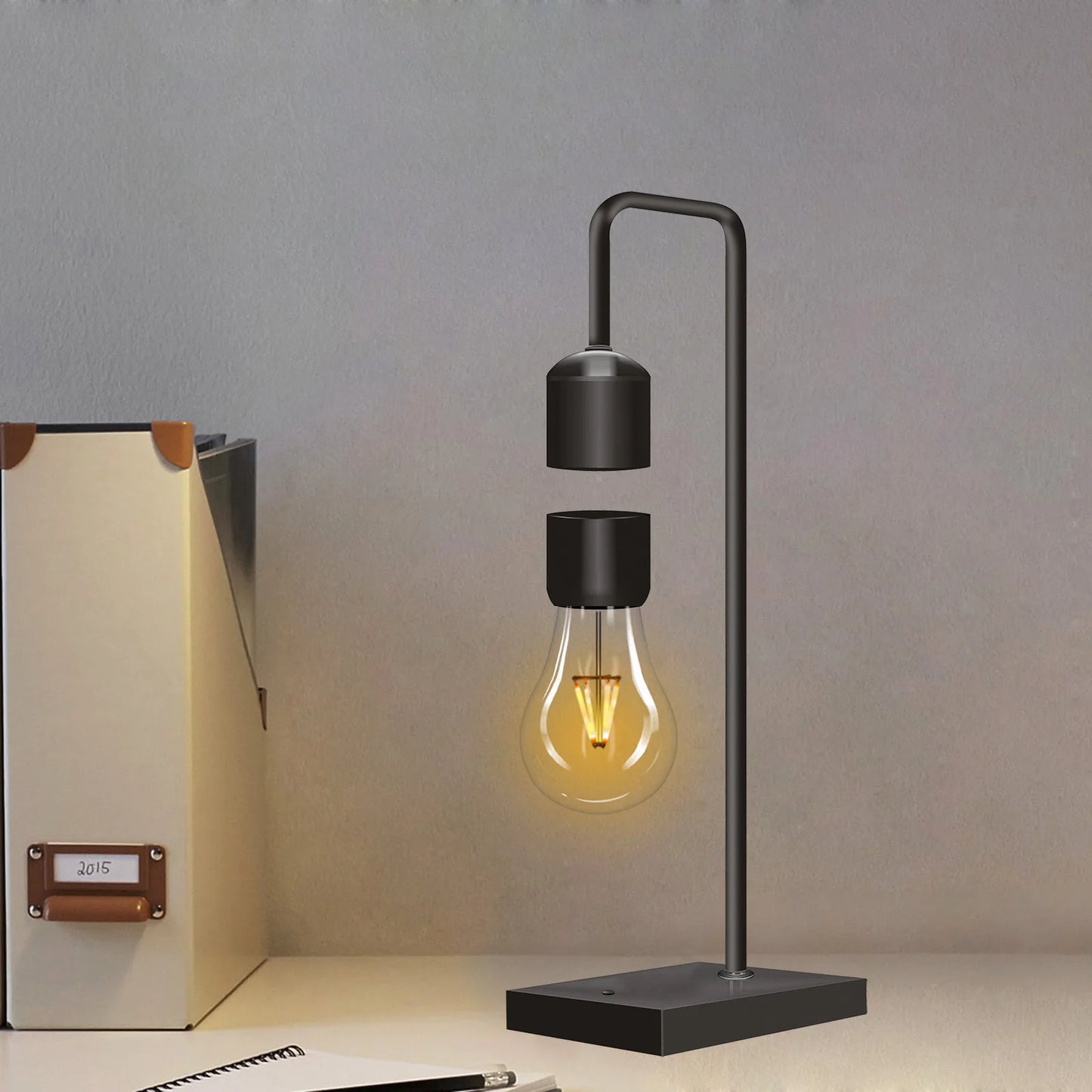 Magnetic Wireless Floating LED Lamp for Wireless Charging