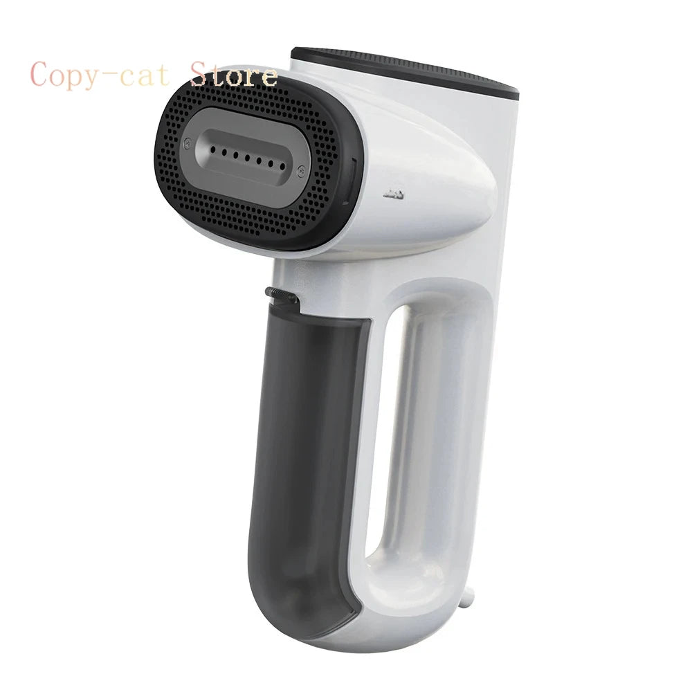 Self-priming portable steam iron with European plug