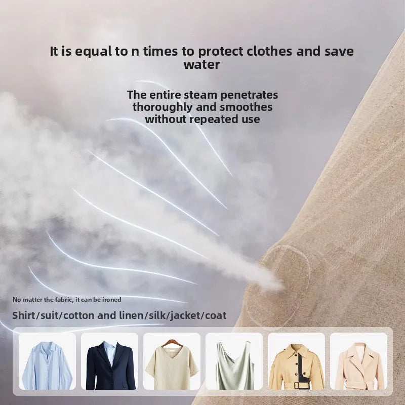 Portable steam iron with strong suction