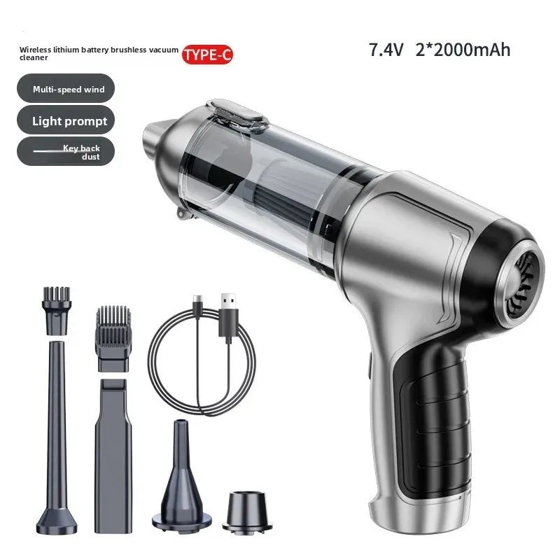 Mini portable cordless vacuum cleaner