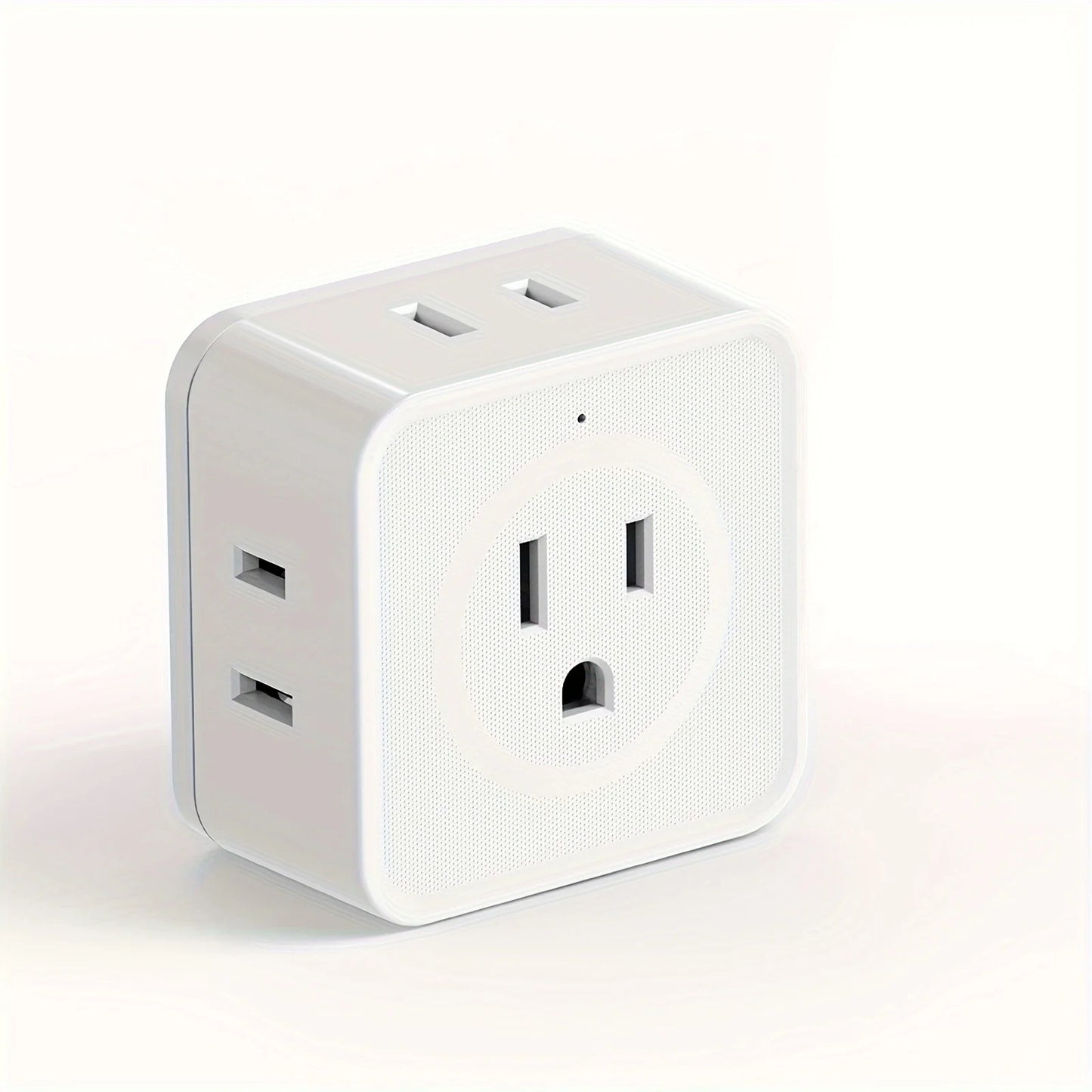US Plug Multi-Outlet Wall Socket Extender with 5 AC Outlets