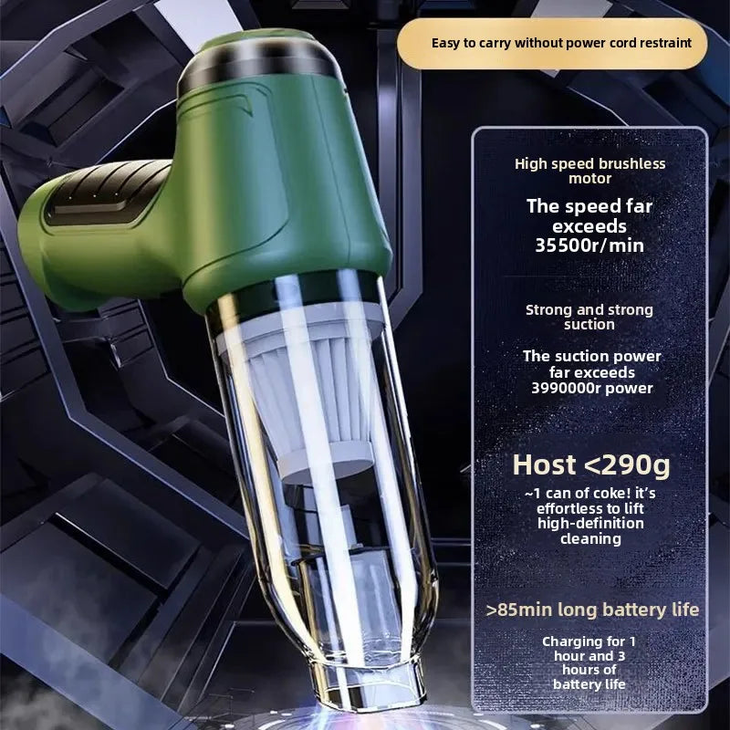 Mini portable cordless vacuum cleaner