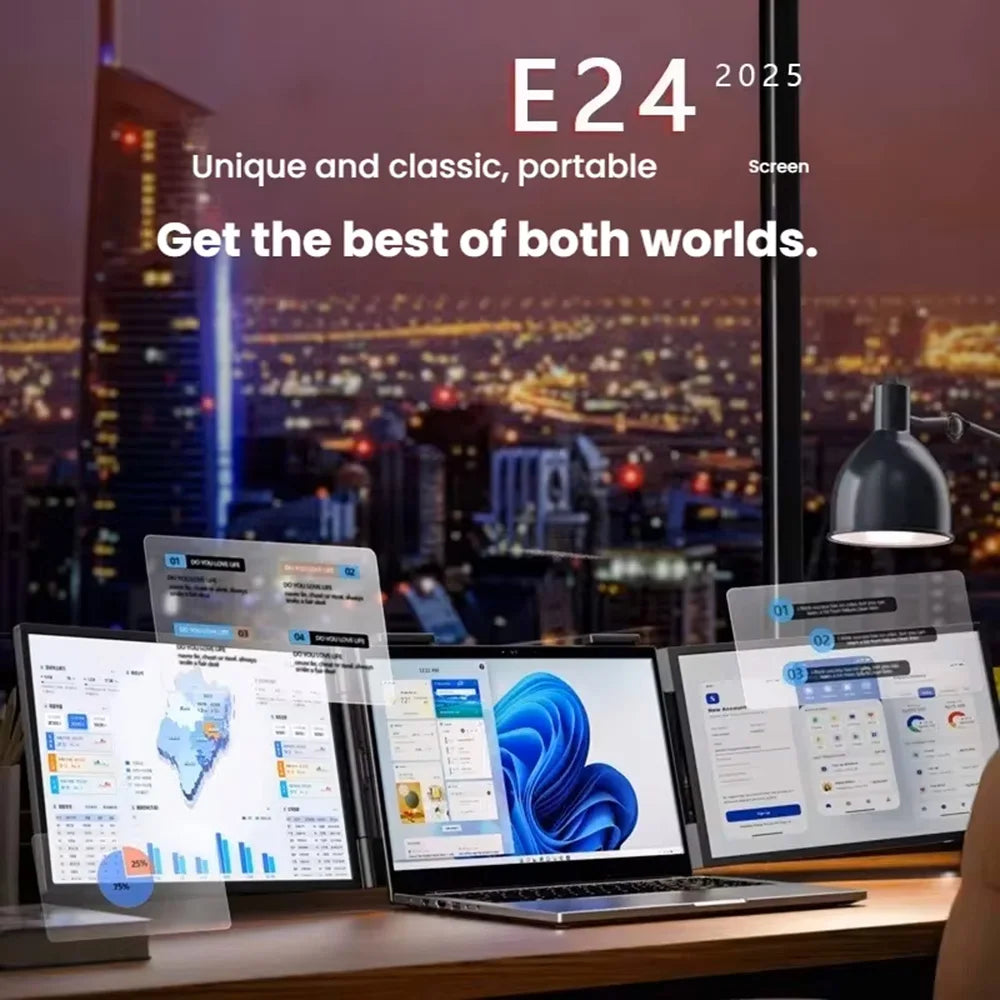 14-inch dual/single portable monitor