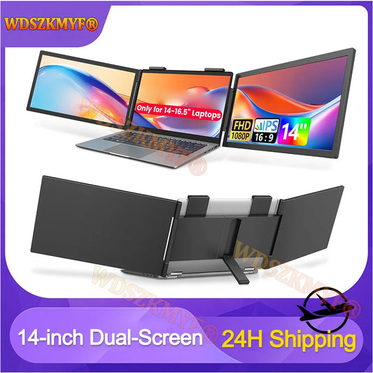 14-inch dual/single portable monitor