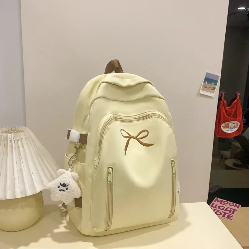 School backpack for women and men and books