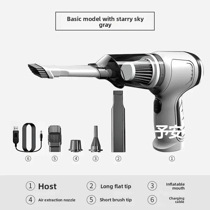 Mini portable cordless vacuum cleaner