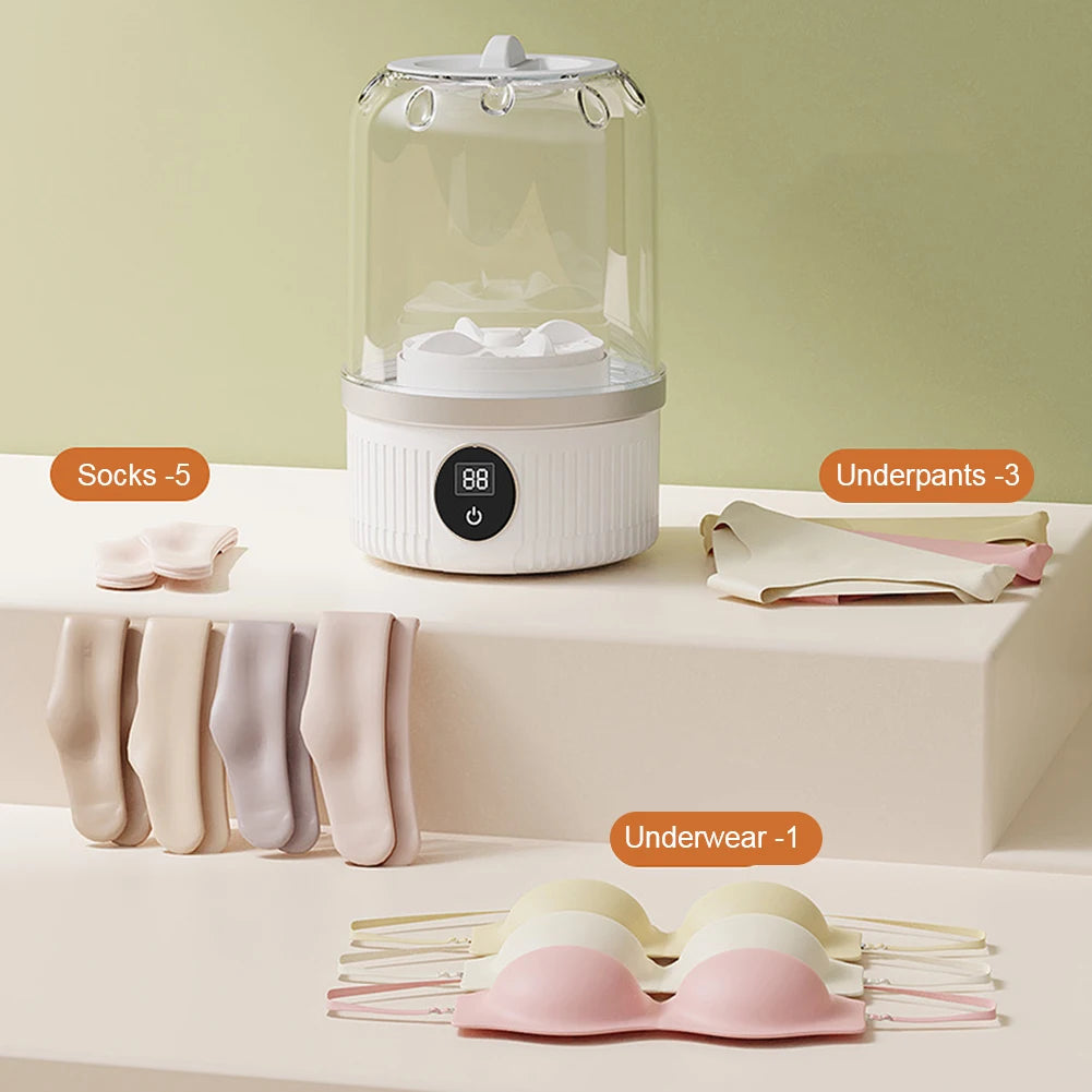 1L Mini Rechargeable Underwear Washing Machine