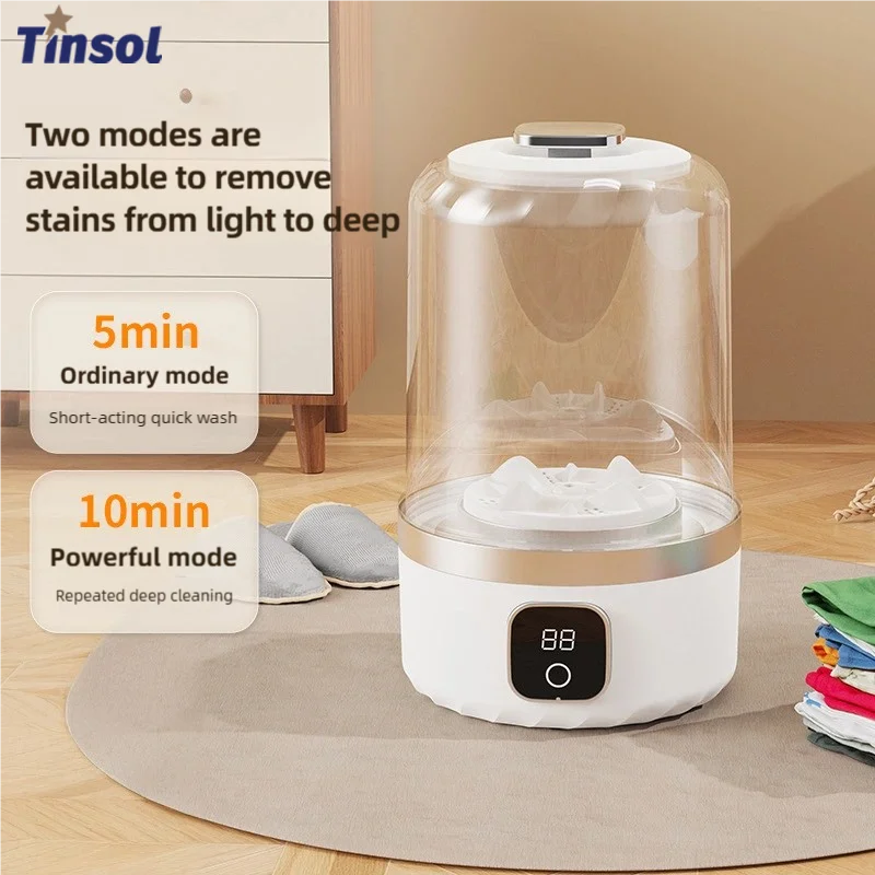 1L Cordless Electric Washing Machine with USB Charging