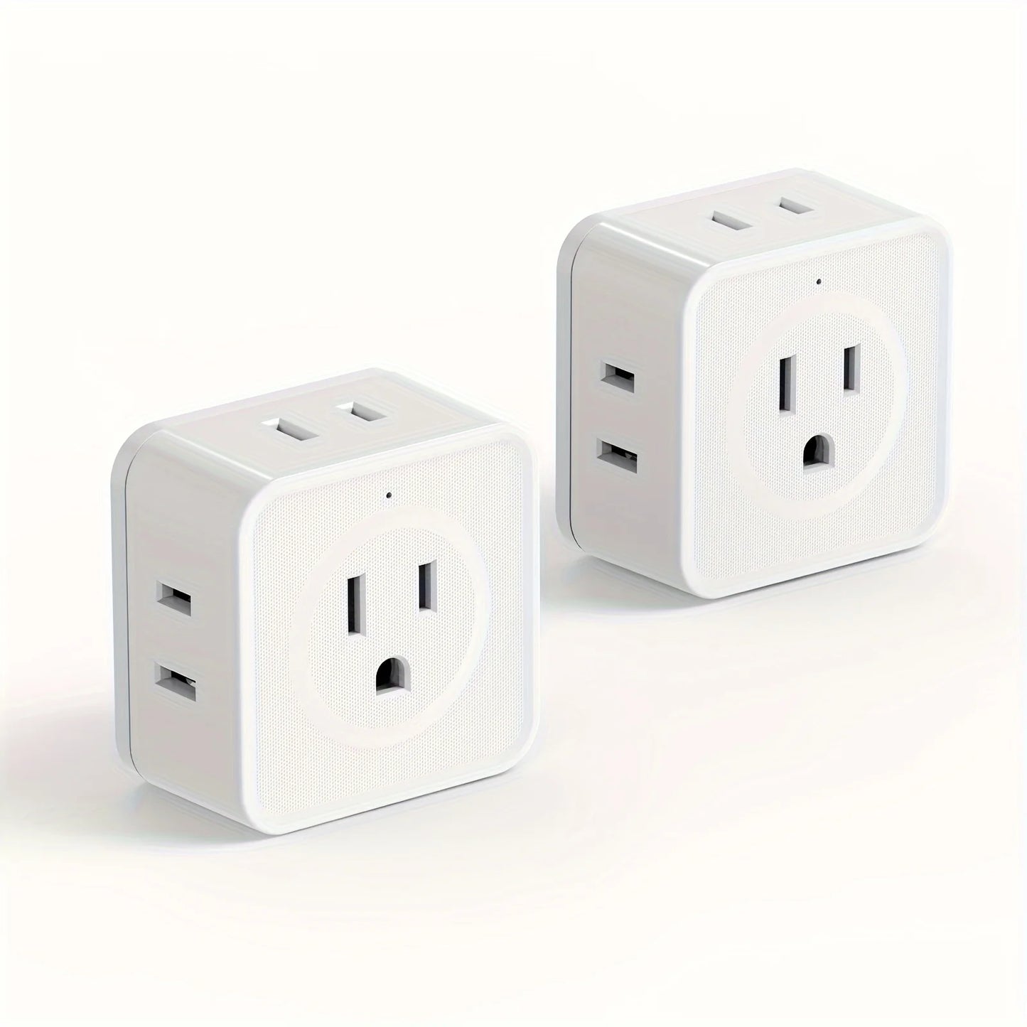 US Plug Multi-Outlet Wall Socket Extender with 5 AC Outlets