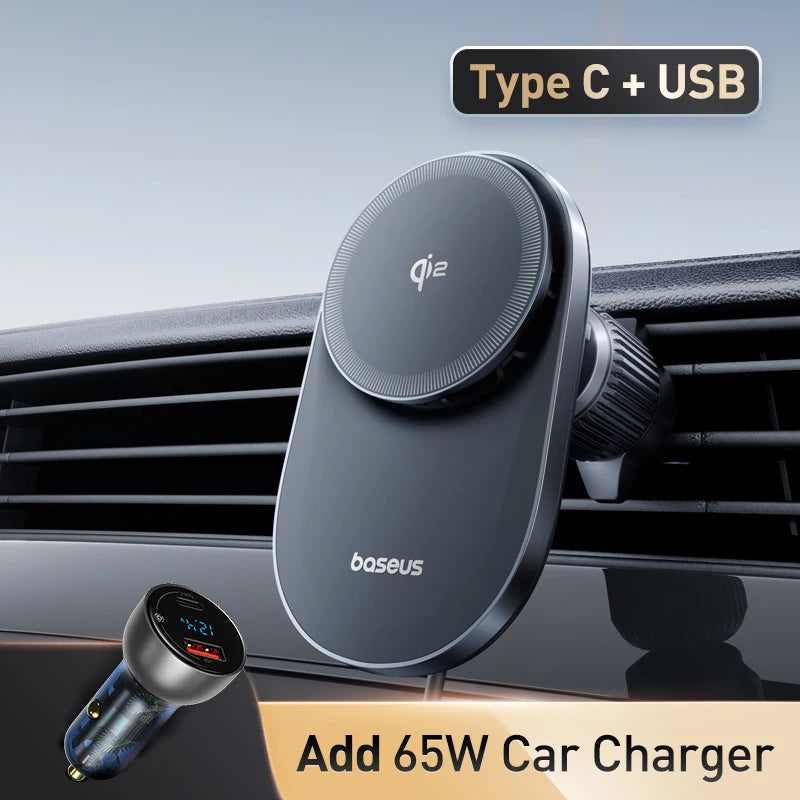 15W Car Magnetic Wireless Charger