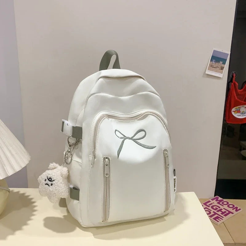 School backpack for women and men and books