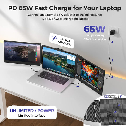 Portable 14inch Laptop Monitor